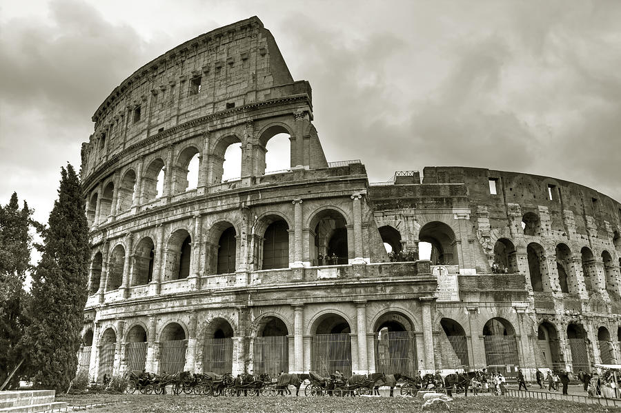 Colosseum Photograph - Colosseum  Rome by Joana Kruse