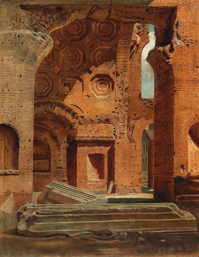 Colosseum, Rome Painting by Wilhelm Niessen