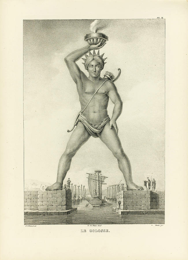 Colossus of Rhodes  by P J Witdoeck