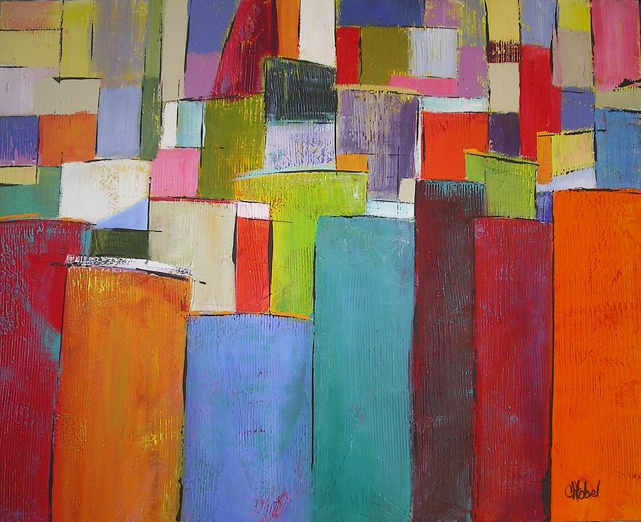 Colour Block7 Painting by Chris Hobel