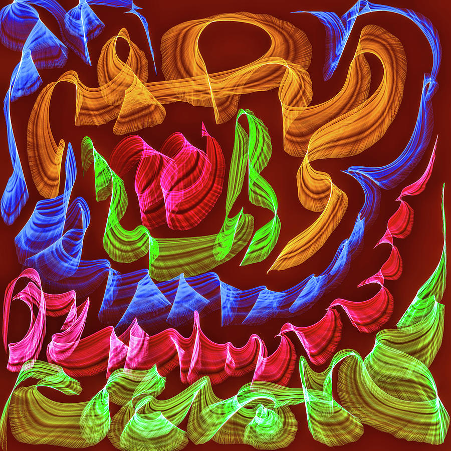 Colour Waves #h1 Digital Art