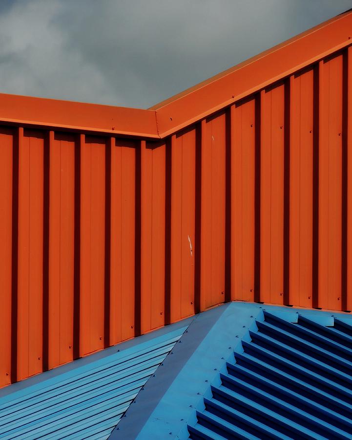Coloured Corrugations 1 Photograph by Denise Clark