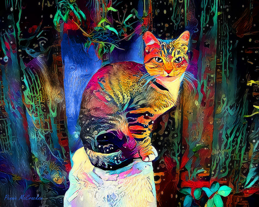 Colourful Calico Digital Art by Pennie McCracken