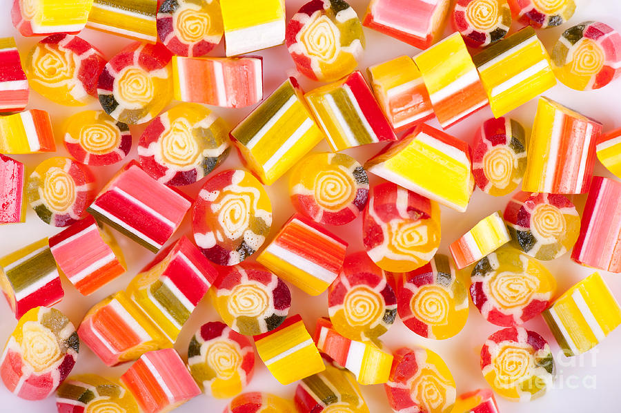 Colourful Hand Made Tutti-frutti Sugar Candies Photograph By Arletta 