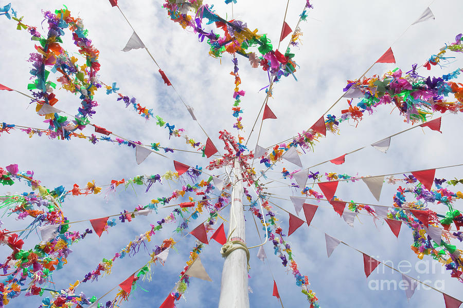 Colourful Maypole Photograph by Terri Waters