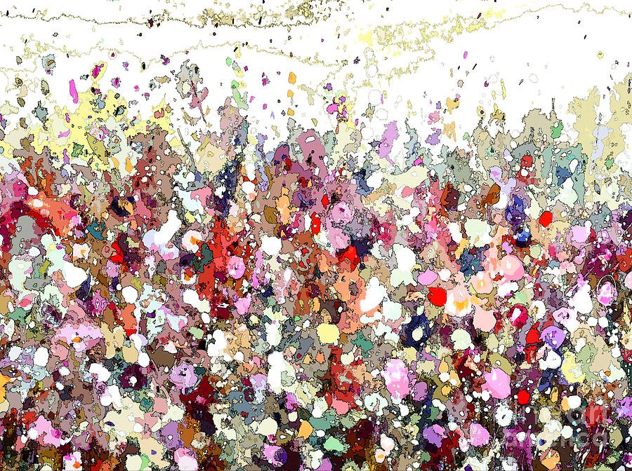 Colourful Meadow IV Painting by Tracy-Ann Marrison
