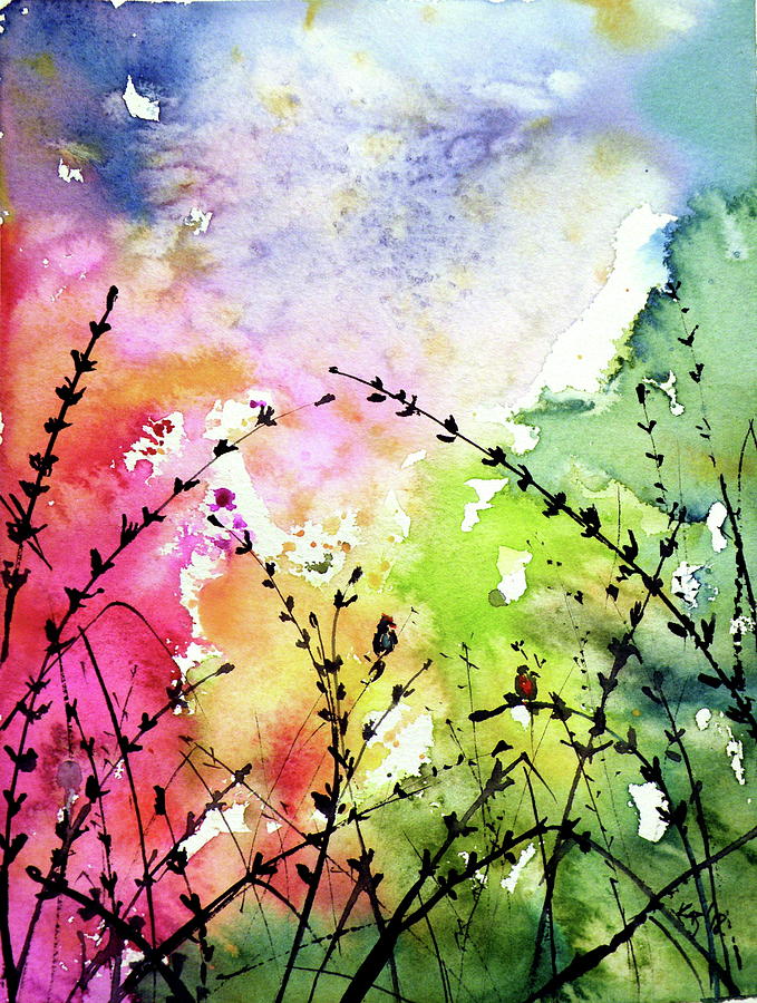 Colourful mood Painting by Kovacs Anna Brigitta
