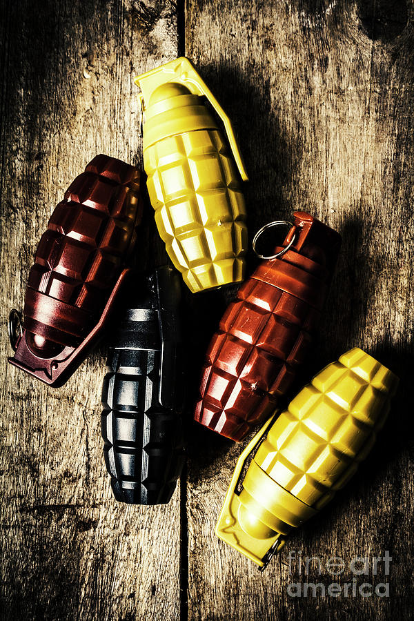 Colourful munitions  Photograph by Jorgo Photography