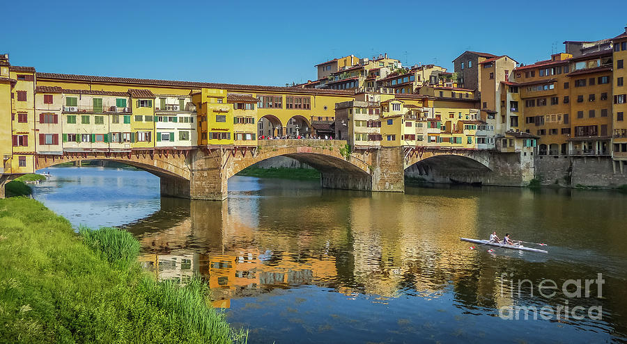 Colourful Ponte Vecchio Photograph by JR Photography