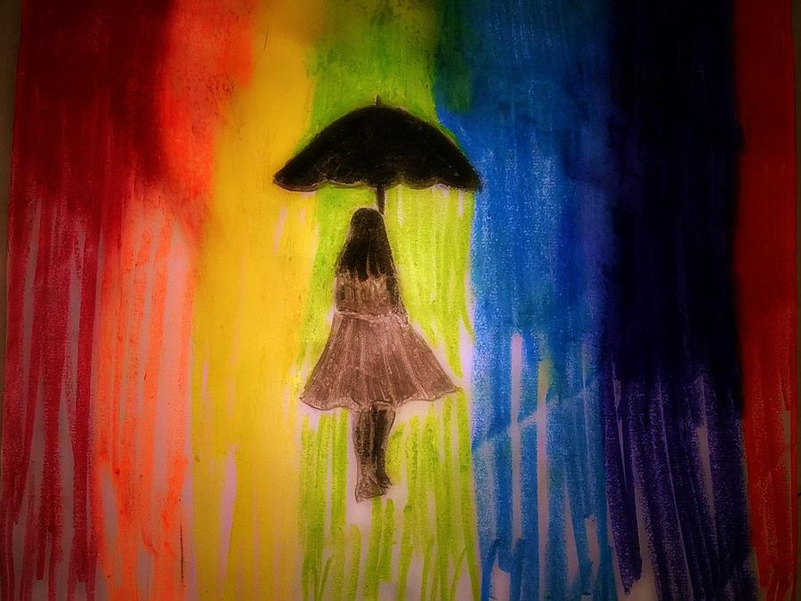 ArtStation - Girl in the Rain Sketch