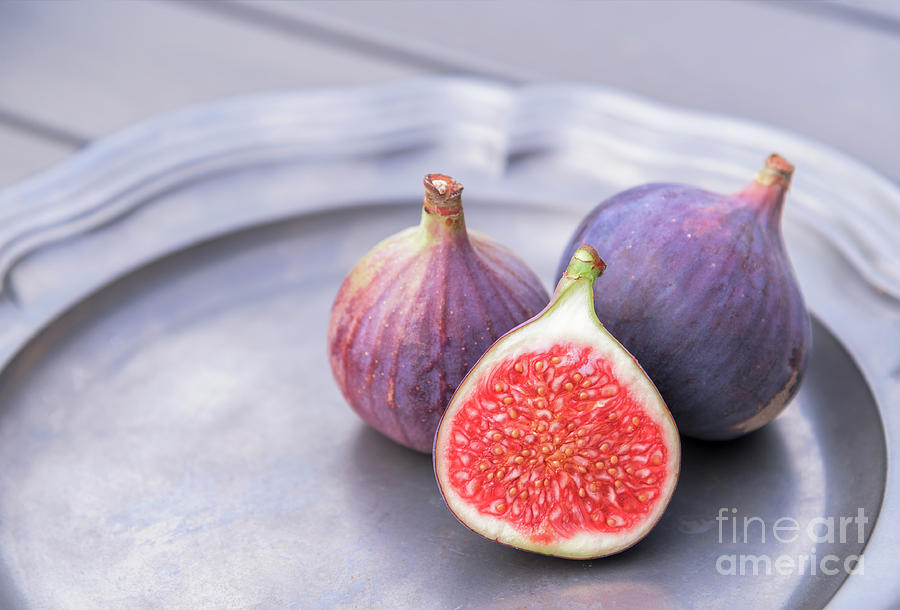 Colourful ripe figs Photograph by Sophie McAulay