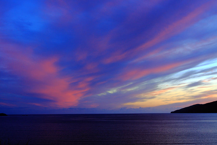 Colourful Skies Over Ballinskelligs Bay Photograph by Aidan Moran