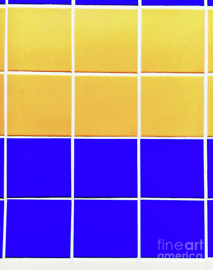 Colourful tiles background Photograph by Tom Gowanlock