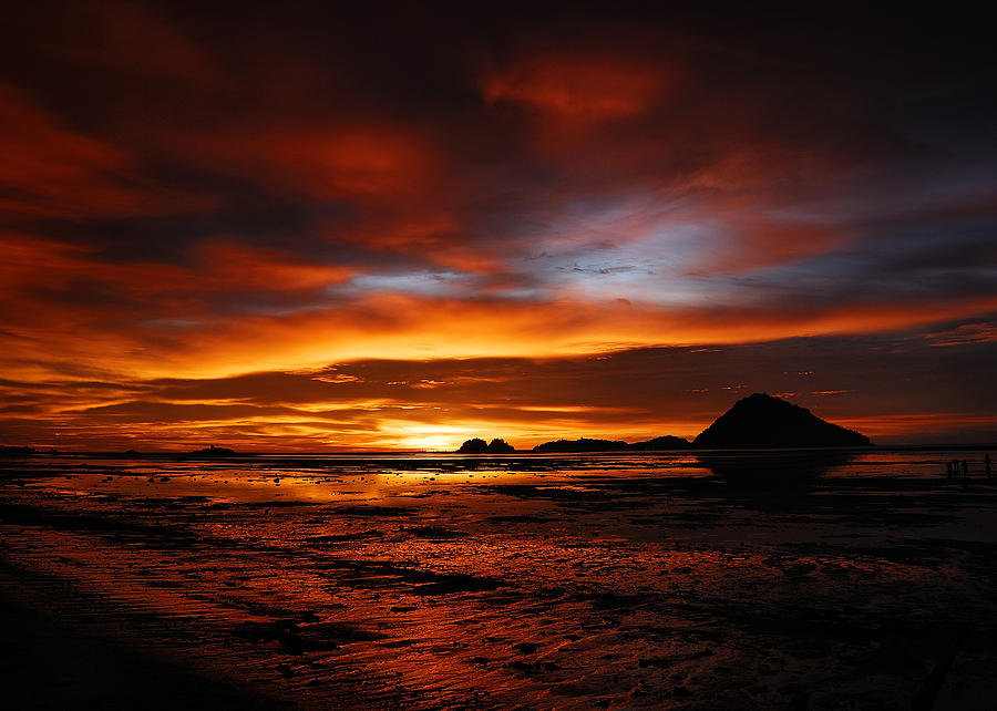 Sunset Photograph - Colours by Fulvio Pellegrini