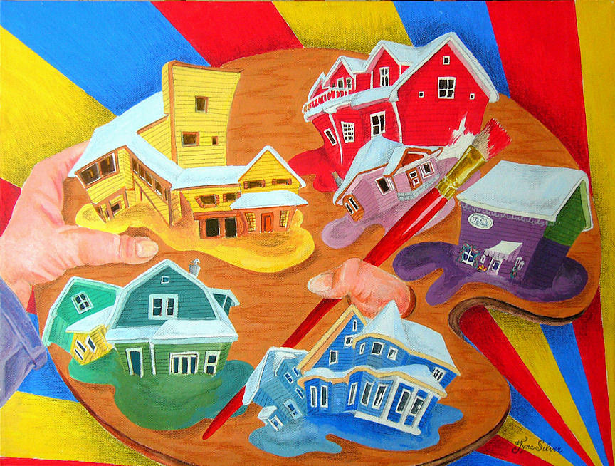 Colours of Temiskaming Painting by Tyna Silver