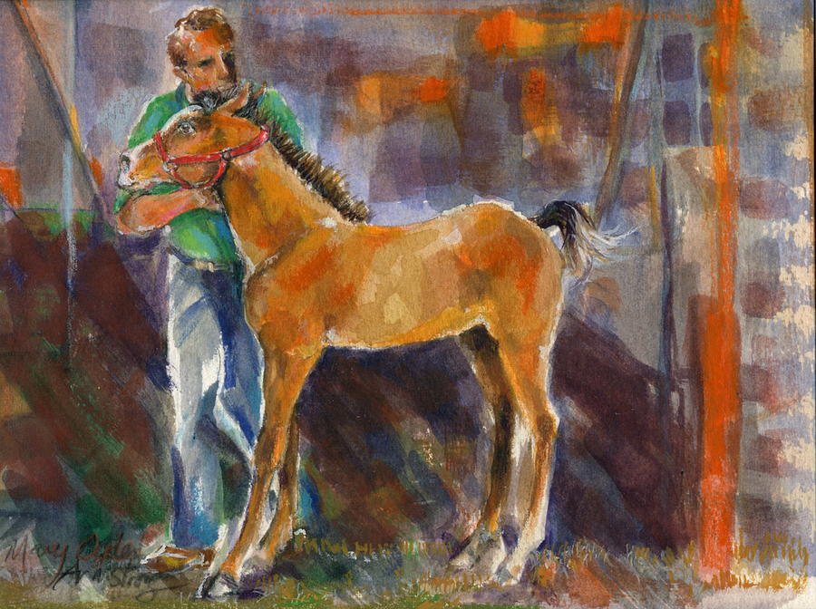Colt At The Fair Painting by Mary Armstrong