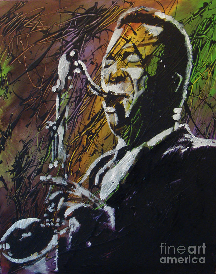 Coltrane Painting by Stuart Engel