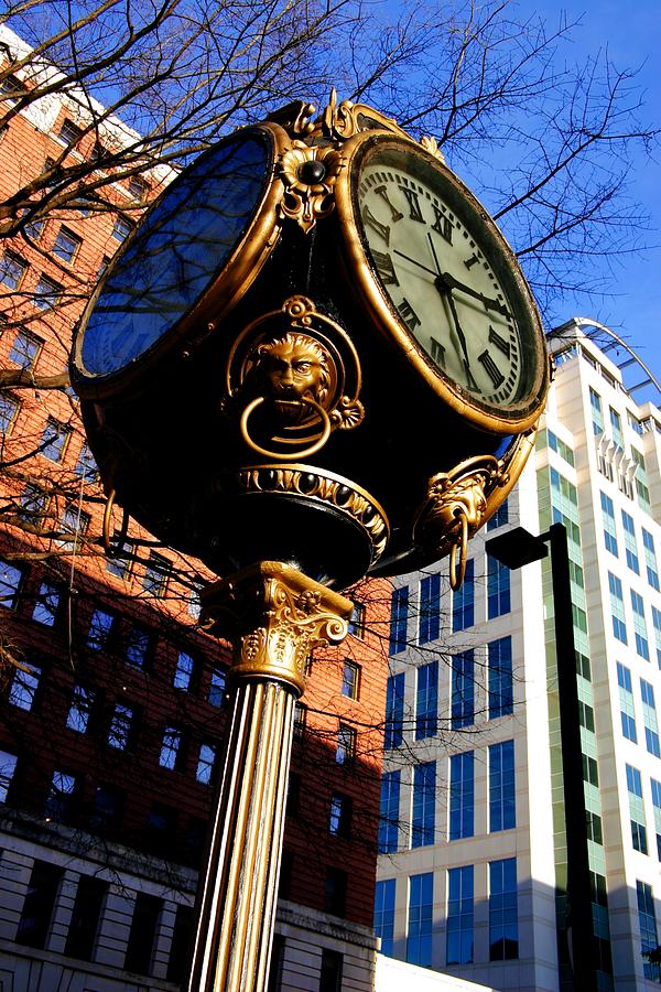 Columbia Clock Photograph by Joseph C Hinson