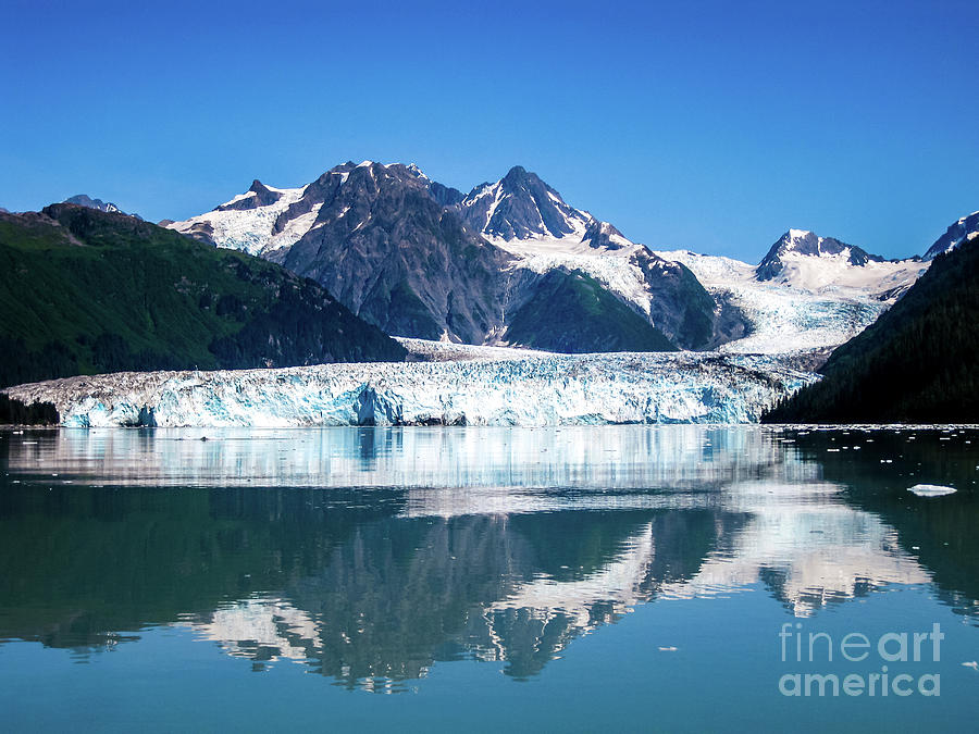 Columbia Glacier Alaska Photograph by Benny Marty