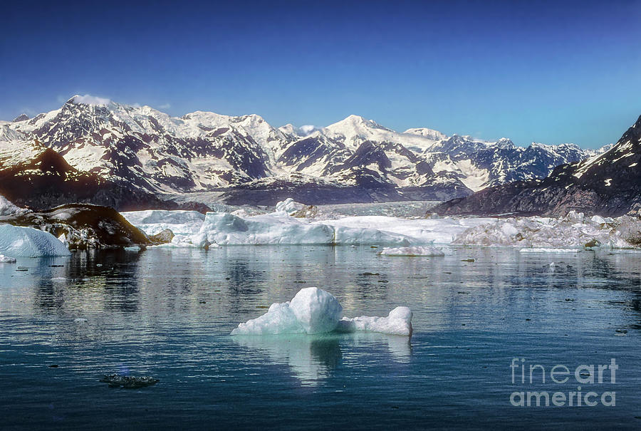 Columbia Glacier Three Photograph by Bob Phillips