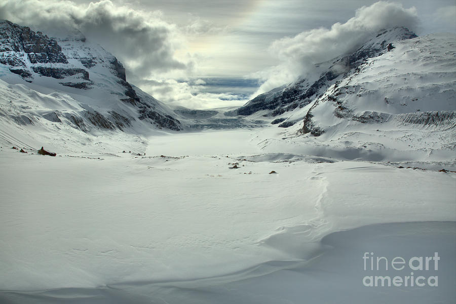 Columbia Icefield Winter Landscape Photograph by Adam Jewell
