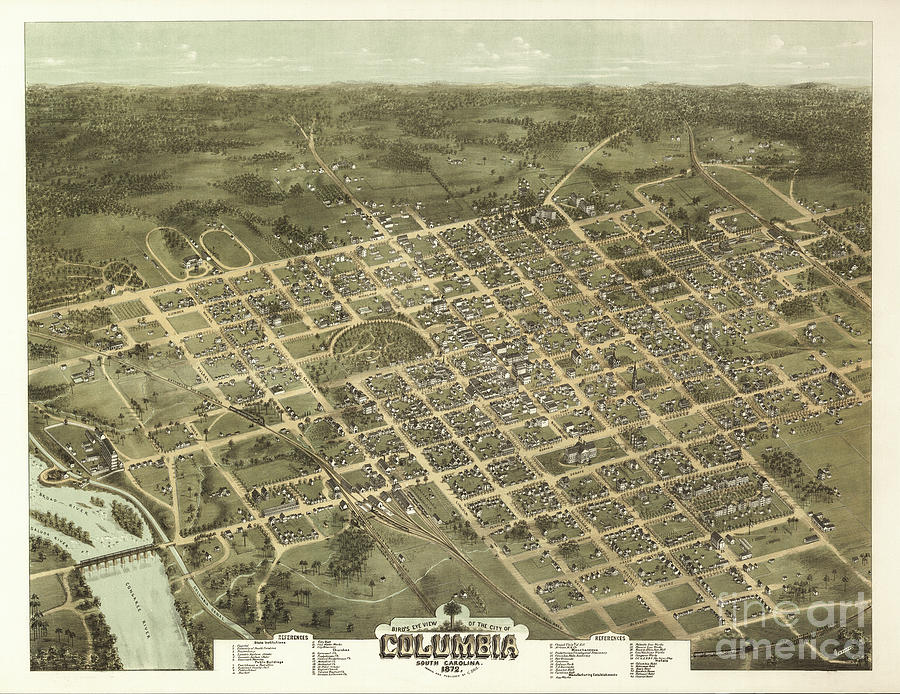 Columbia SC 1872 Photograph by Dale Powell