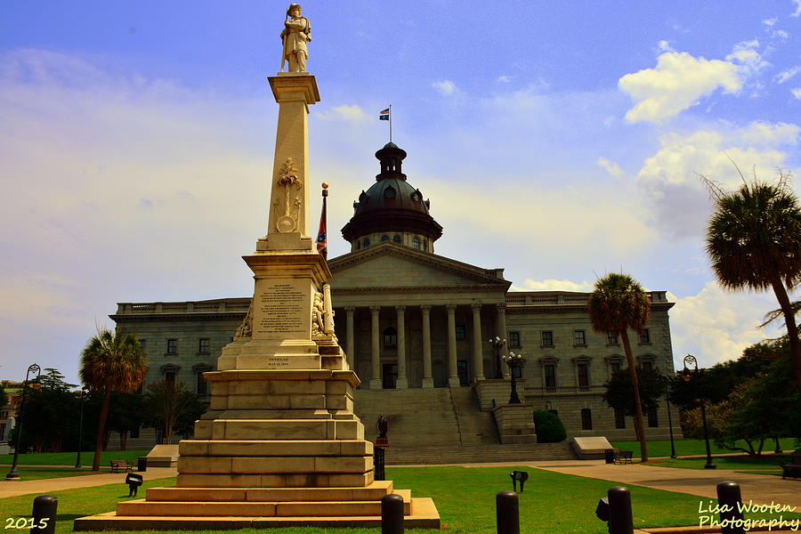 Columbia SC State House And Confederate Memorial Photograph by Lisa Wooten