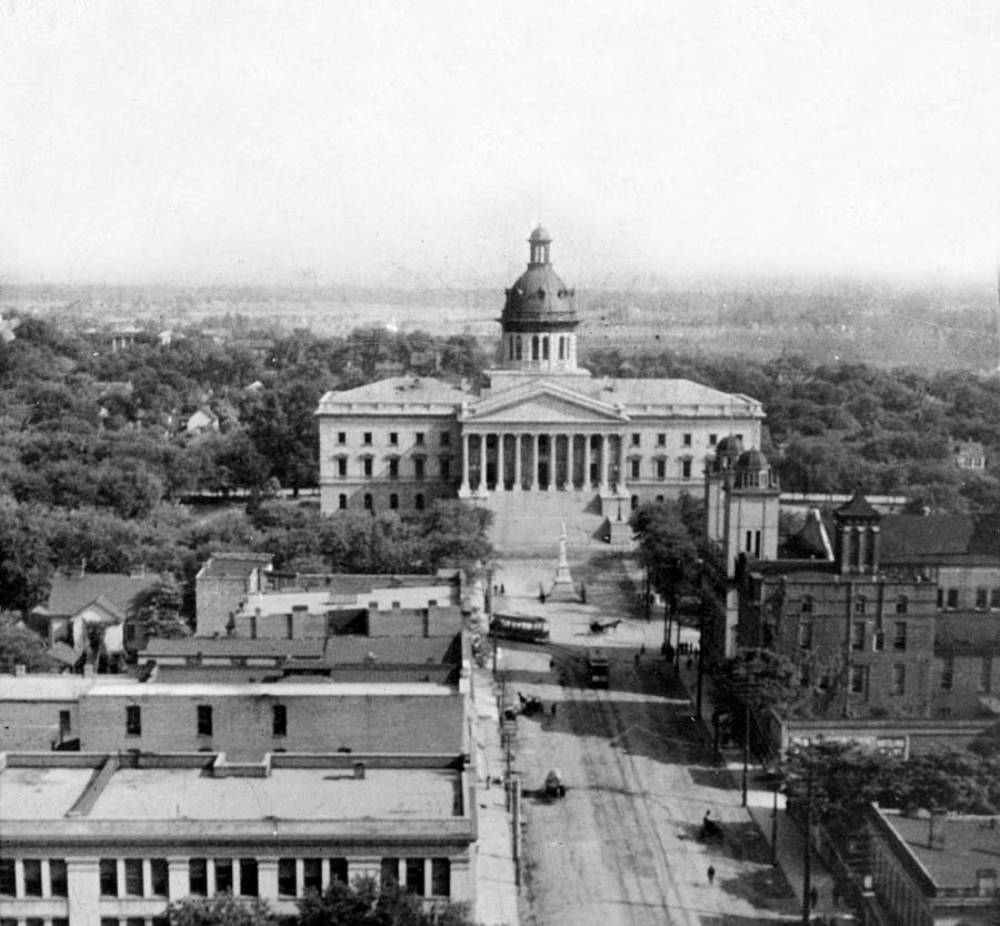 Columbia South Carolina - State Capitol Building - c 1905 Photograph by International  Images