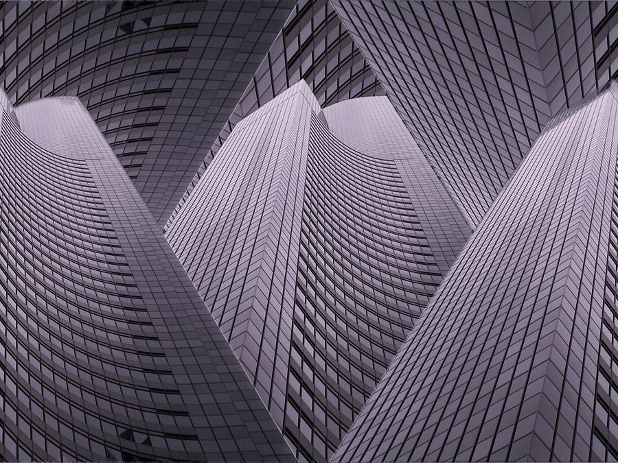 Tim Allen Digital Art - Columbia Tower Seattle WA 2 by Tim Allen