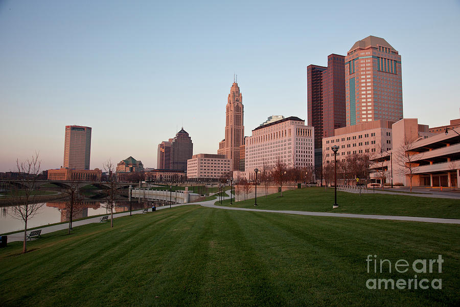 Columbus and the Scioto Greenway Photograph by Pam Burley - Pixels