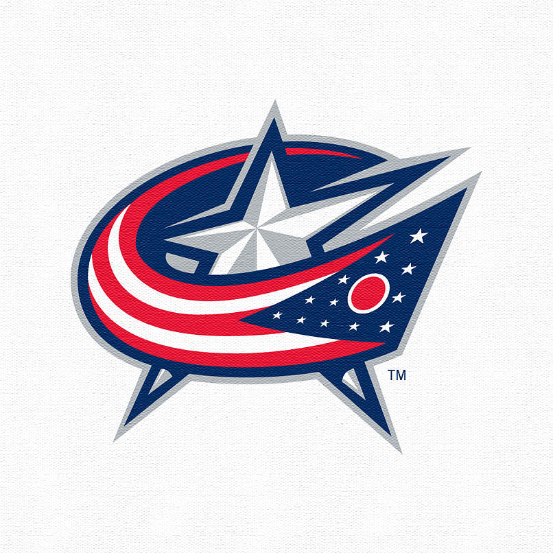 Columbus Blue Jackets White Digital Art by Game On Images - Fine Art ...