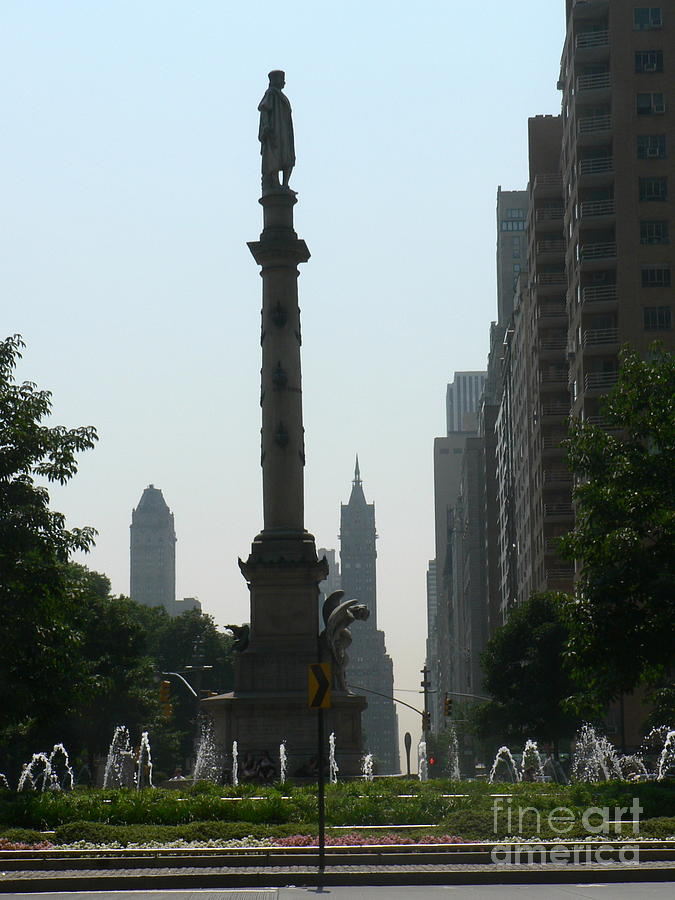 Columbus Circle New York City Photograph by Elizabeth Fontaine-Barr