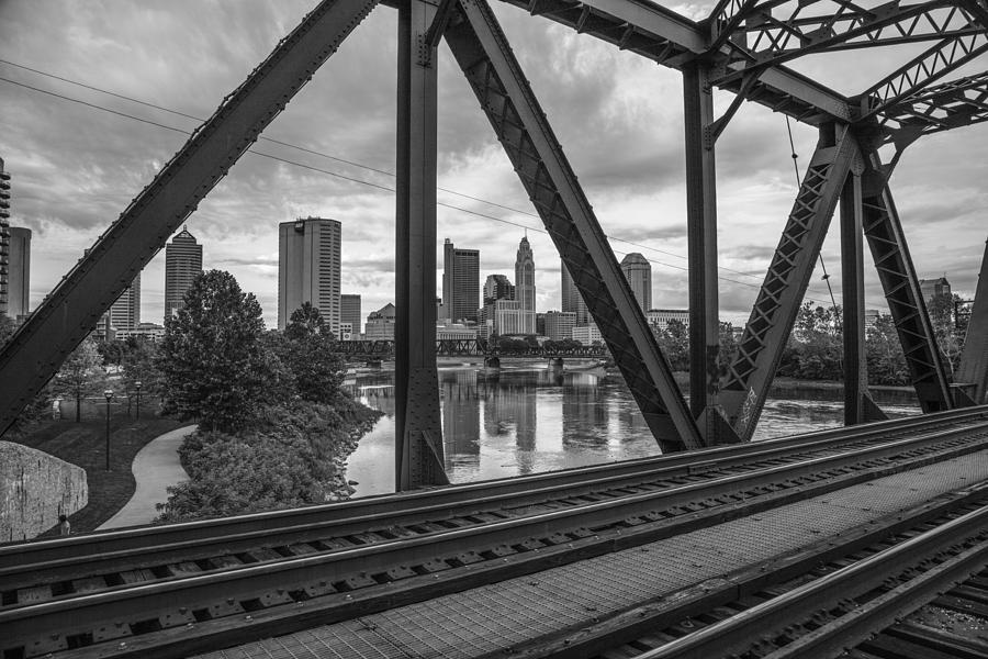 Columbus Train Tracks  Photograph by John McGraw