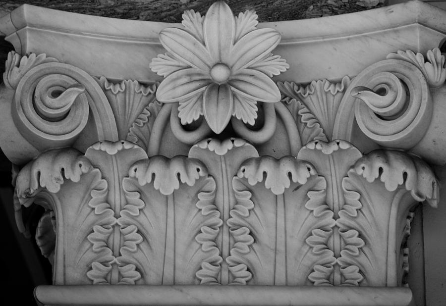 Column Capital Detail 2 Photograph by Teresa Mucha