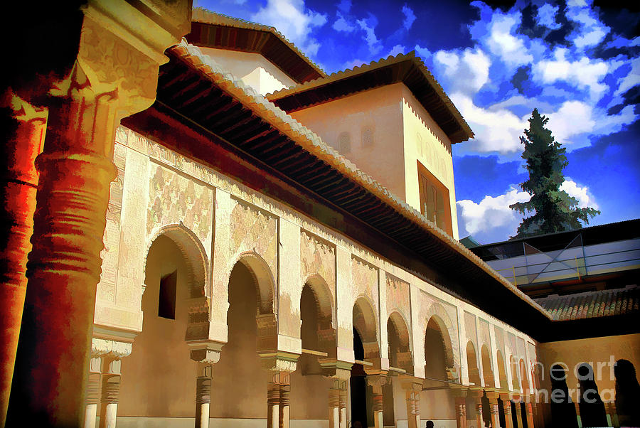 Columns Alhambra Photograph by Rick Bragan