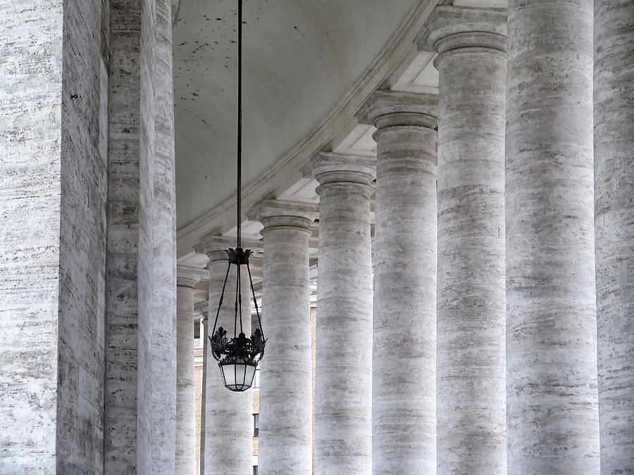 Columns at the Vatican Photograph by Dave Mills