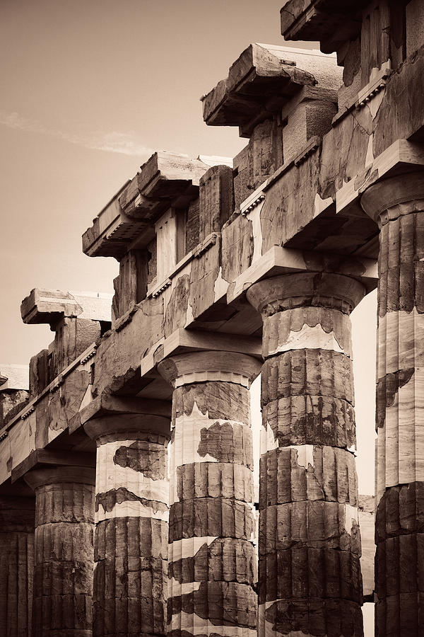 Columns closeup Photograph by Songquan Deng