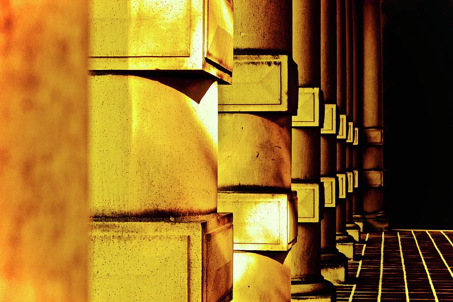 Columns Gold Photograph by Brian Sereda