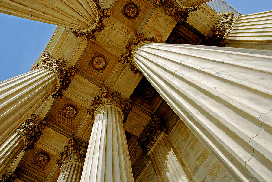 Columns. Supreme Court Photograph by Bill Jonscher