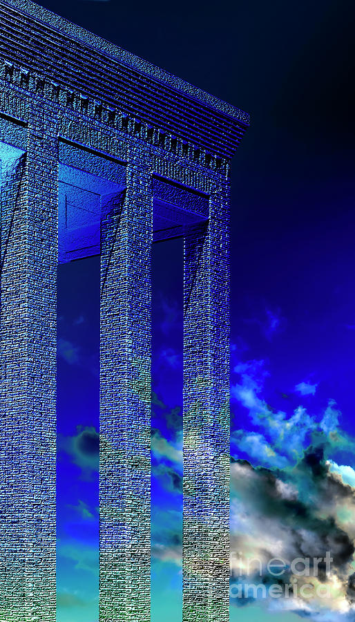Architecture Photograph - Columns Under The Heaven by Adriano Pecchio