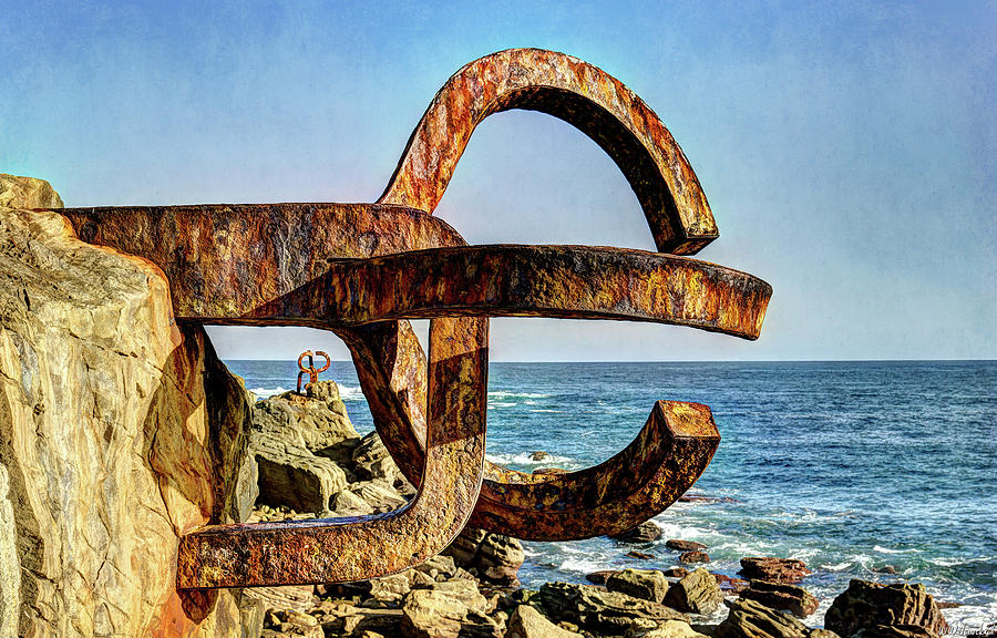 Comb of the Wind by Chillida 01 Photograph by Weston Westmoreland