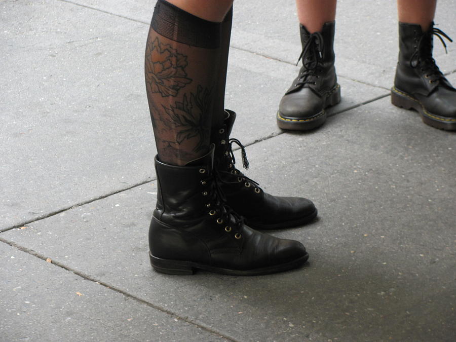 Combat Boots X 2 Photograph by Renee Holder