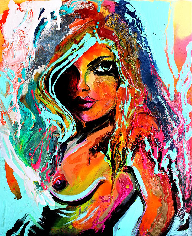 Combatant Painting by Aja Trier Combatant Painting by Aja Trier