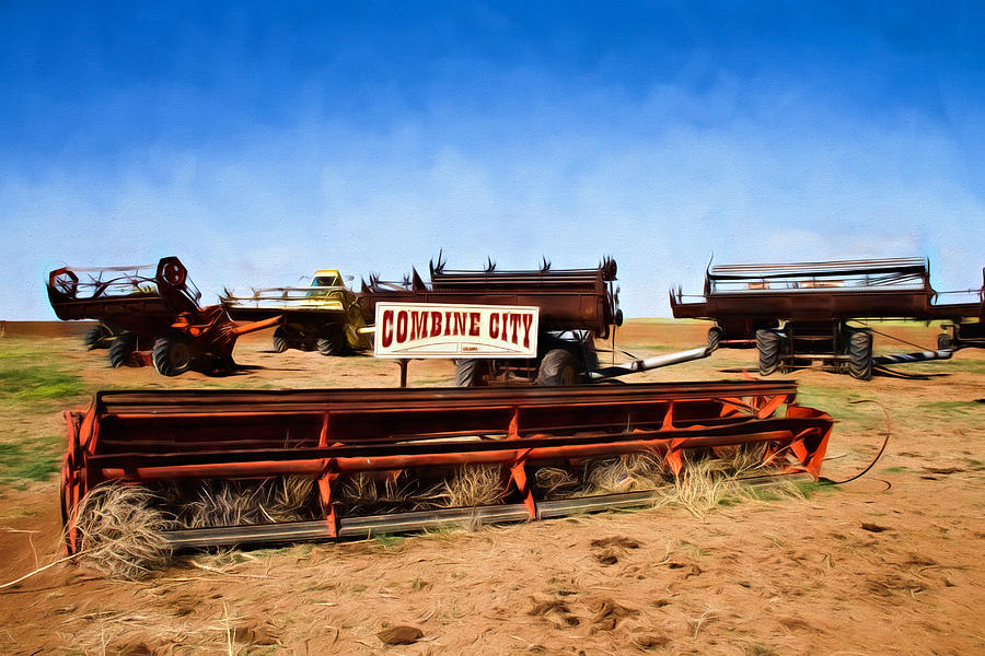 Combine City Photograph by Lana Trussell