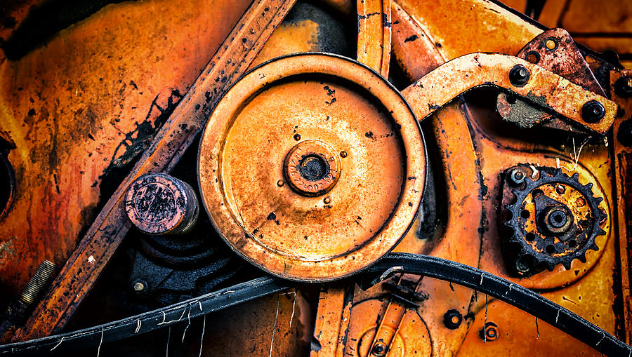 Combine Harvester Abstract Cogs Photograph by John Williams