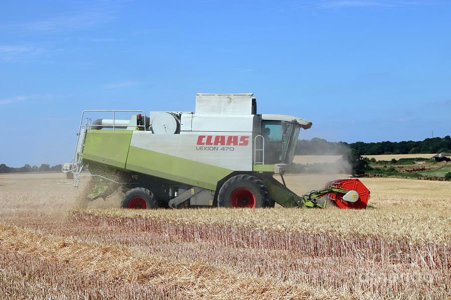 Combine Harvester UK by Julia Gavin Combine Harvester UK by Julia Gavin