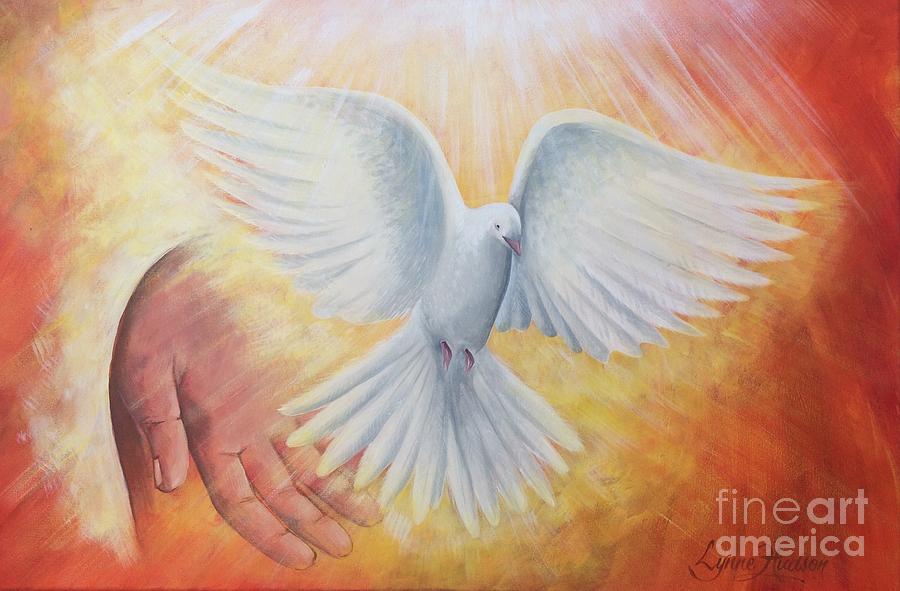 Come Holy Spirit Painting by Lynne Hudson