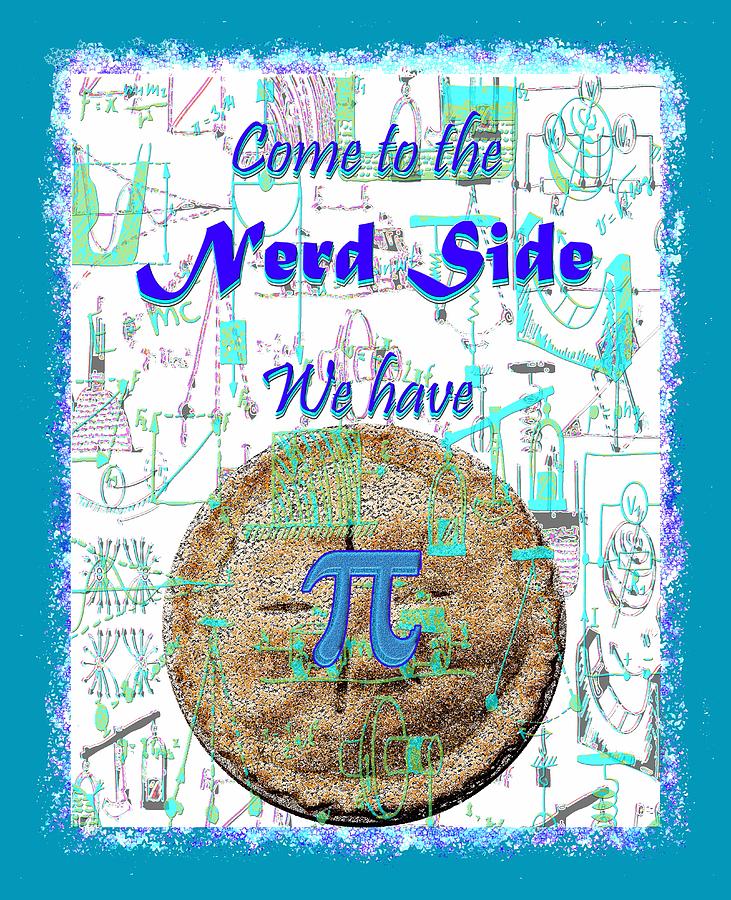 Come to the Nerd Side Mixed Media by Michele Avanti