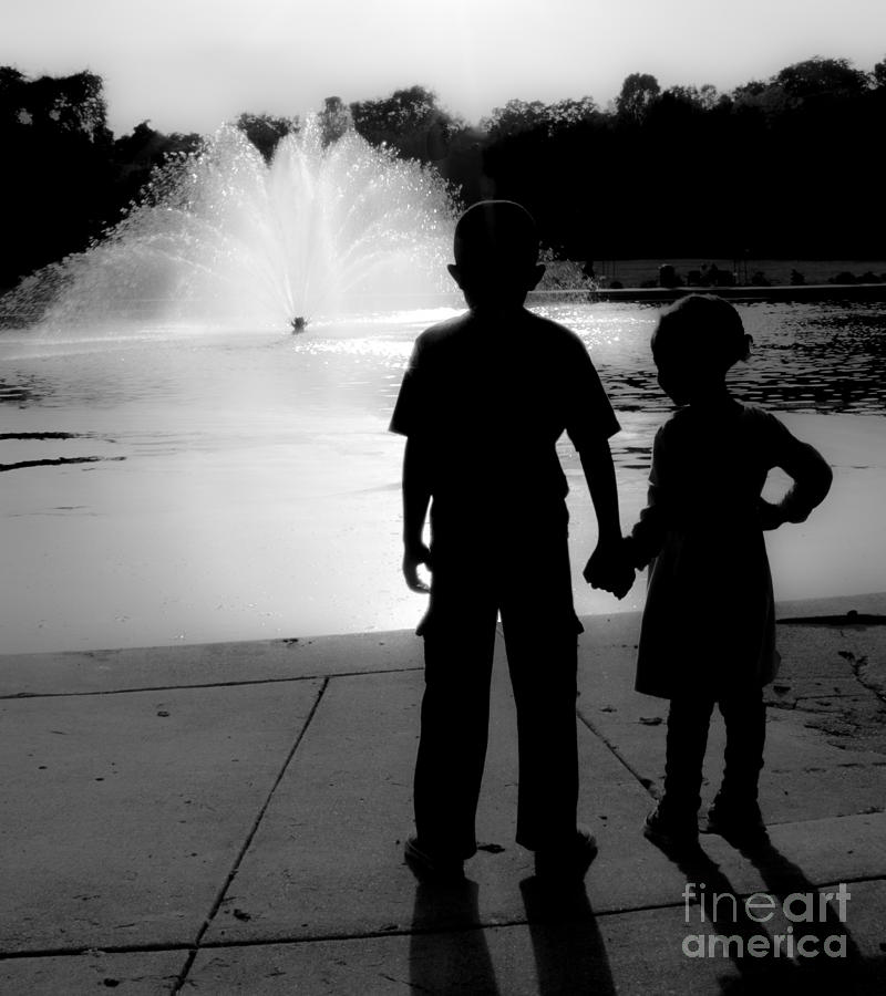 Sunset Photograph - Come With Me Lil Sis by Brooks Creative -Photography and Artwork By Anthony Brooks