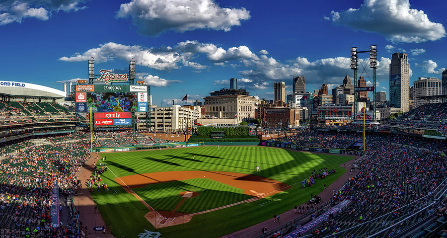 Comerica Park - Home of the Detroit Tigers Photograph by Mountain Dreams